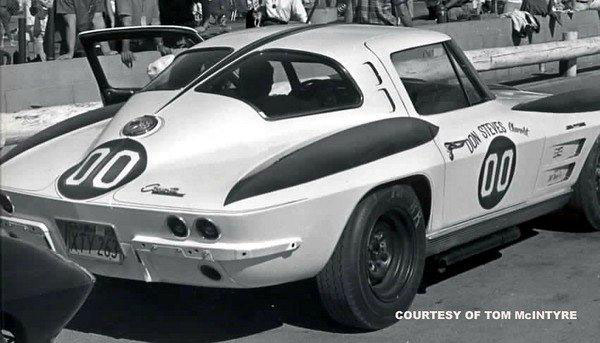 Dave MacDonald talks with Riverside race official before 1963 riverside 3hr enduro